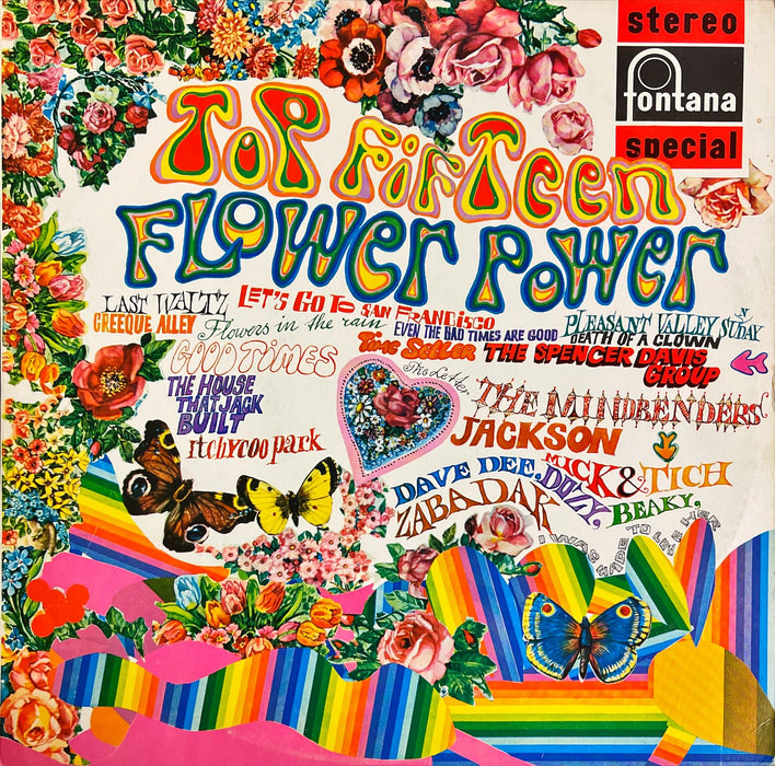 Various - Top Fifteen Flower Power (Vinyl LP)