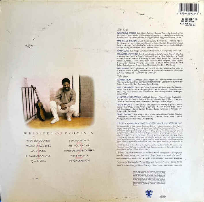 Earl Klugh - Whispers And Promises (Vinyl LP)