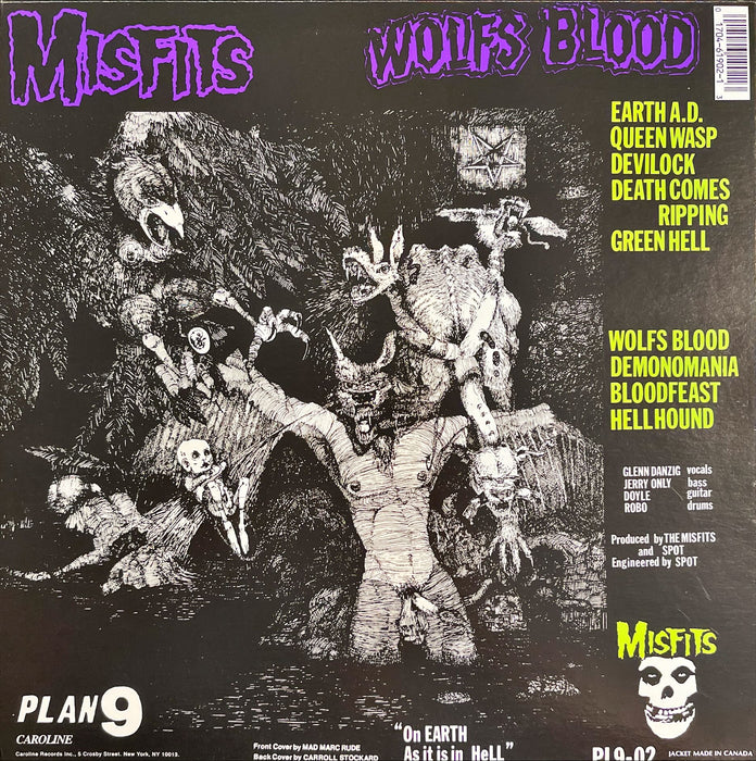 Misfits - Earth A.D. / Wolfs Blood (Vinyl LP)