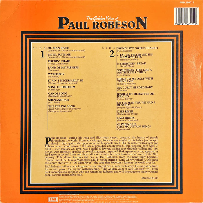 Paul Robeson - The Golden Voice Of Paul Robeson (Vinyl LP)