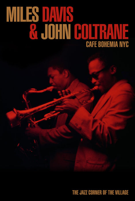 Miles Davis and John Coltrane - Café Bohemia NYC (Poster)