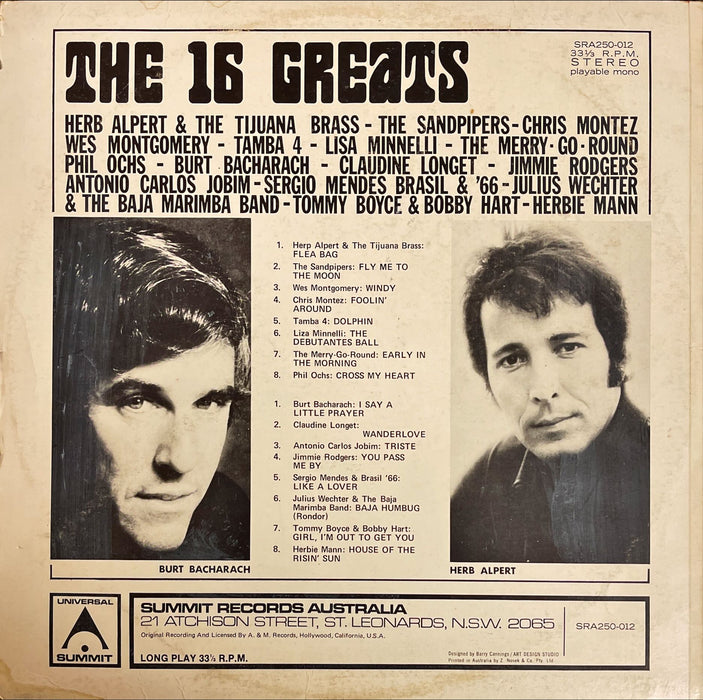 Various - The 16 Greats (Vinyl LP)