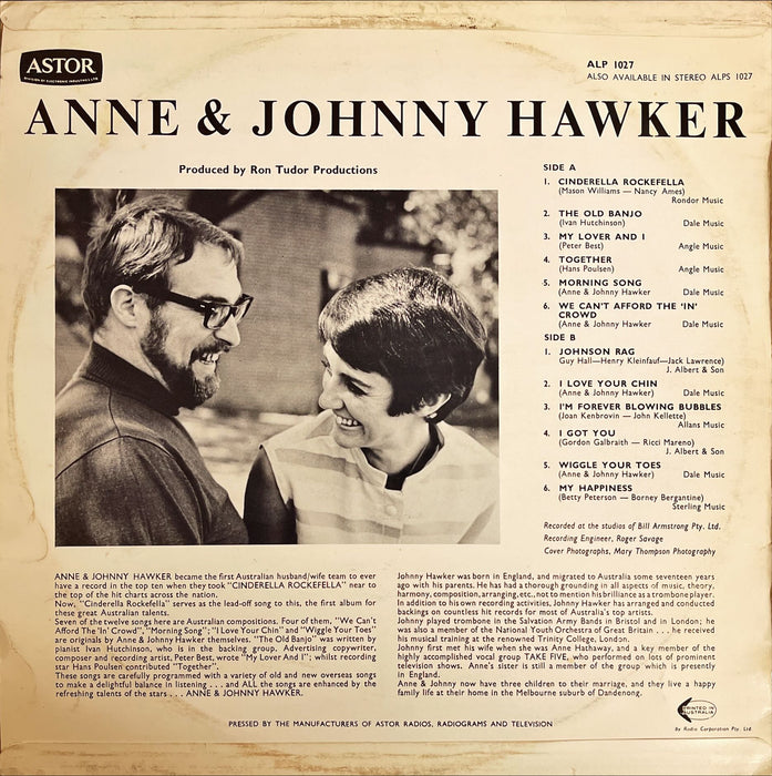 Anne & Johnny Hawker - Anne & Johnny Hawker (Vinyl LP)