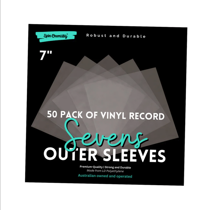 (50 Pack) 7" Record Outer Sleeves