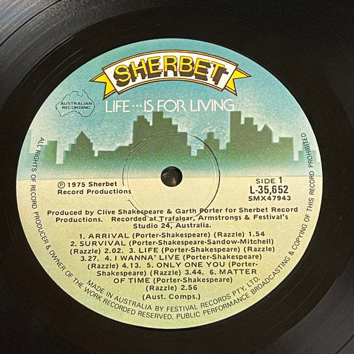 Sherbet - Life Is For Living (Vinyl LP)[Gatefold]