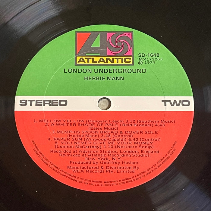 Herbie Mann - London Underground (Vinyl LP)