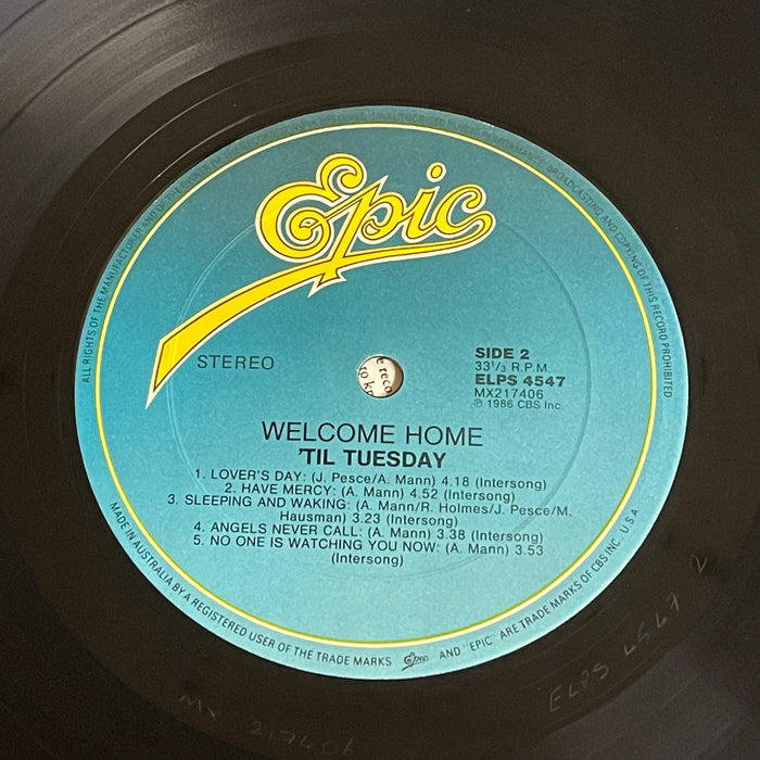 'Til Tuesday - Welcome Home (Vinyl LP)