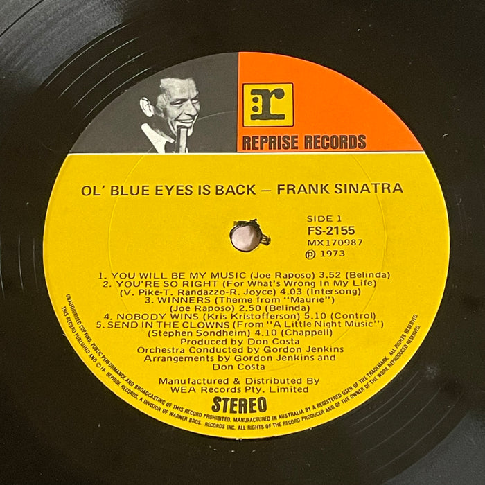 Frank Sinatra - Ol' Blue Eyes Is Back (Vinyl LP)