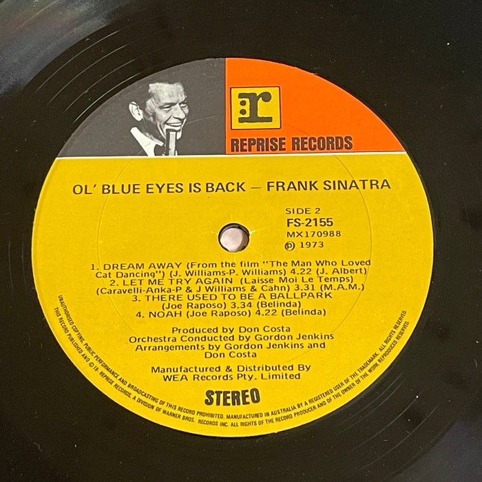 Frank Sinatra - Ol' Blue Eyes Is Back (Vinyl LP)