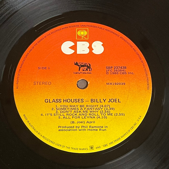 Billy Joel - Glass Houses (Vinyl LP)