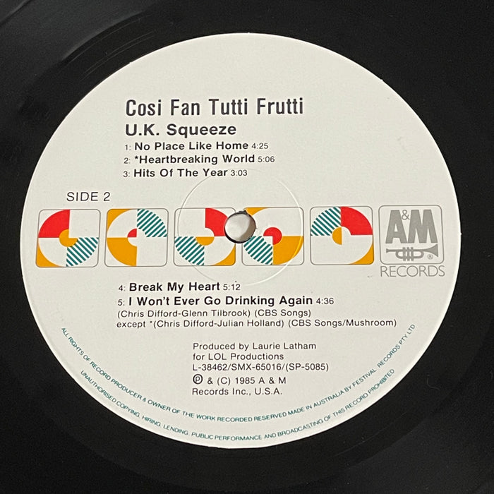 Squeeze - Cosi Fan Tutti Frutti (Vinyl LP)