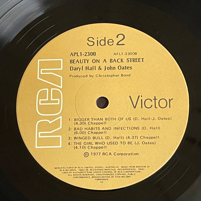 Daryl Hall & John Oates - Beauty On A Back Street (Vinyl LP)