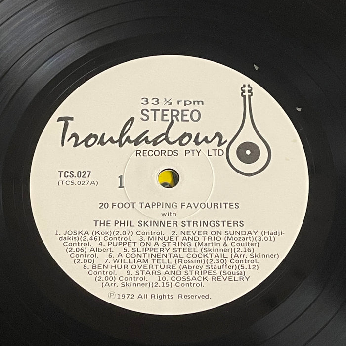 Phil Skinner Stringsters - 20 Foot Tapping Favourites (Vinyl LP)