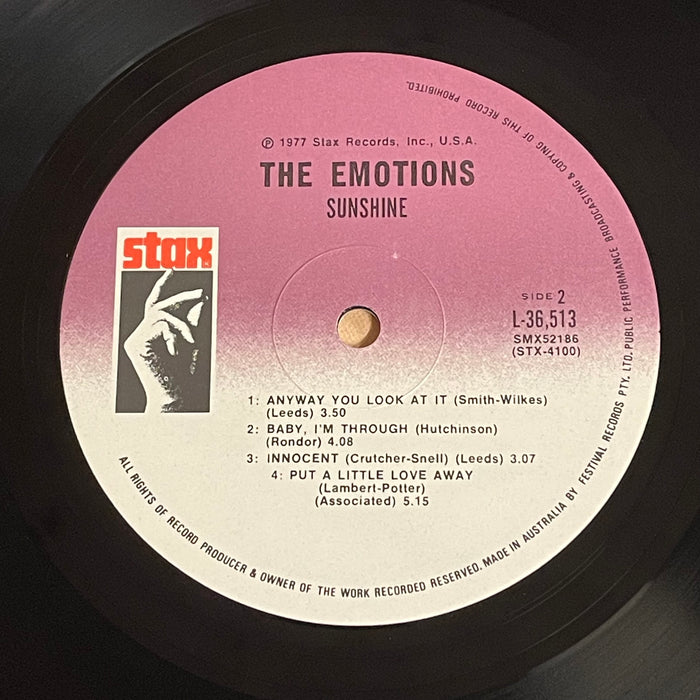 The Emotions - Sunshine (Vinyl LP)