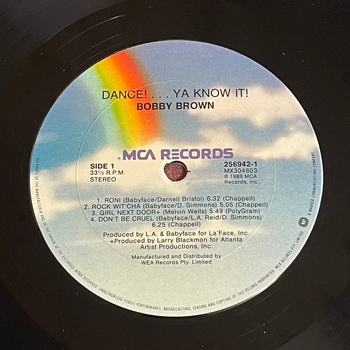 Bobby Brown - Dance!...Ya Know It! (Vinyl LP)