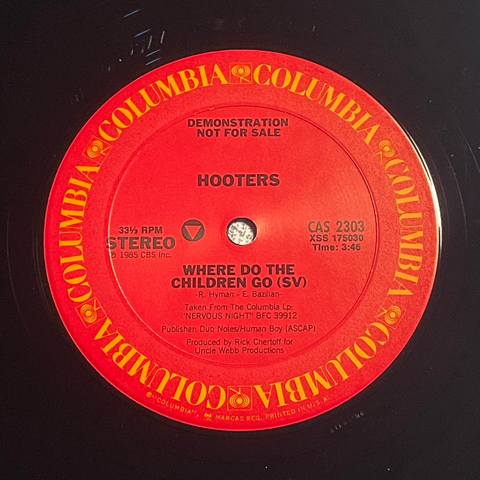 The Hooters - Where Do The Children Go (12" Single)