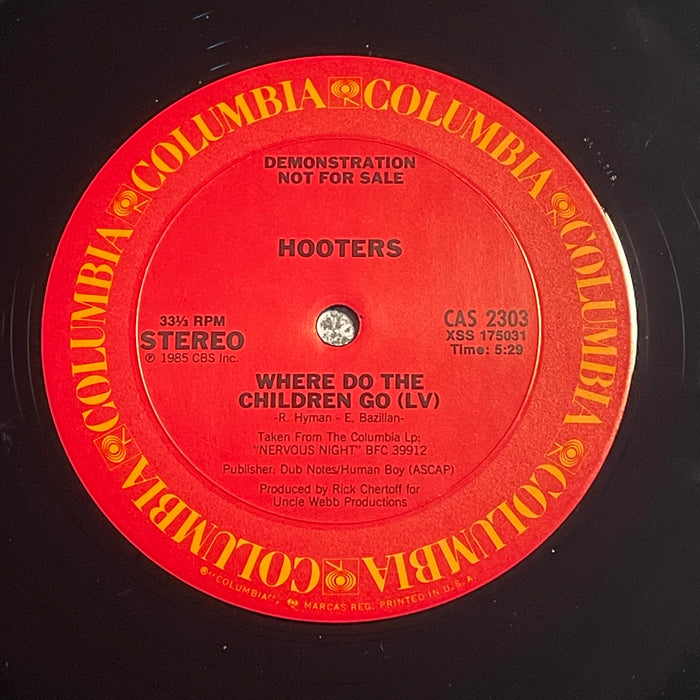 The Hooters - Where Do The Children Go (12" Single)