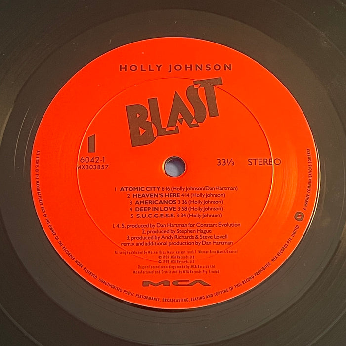 Holly Johnson - Blast (Vinyl LP)