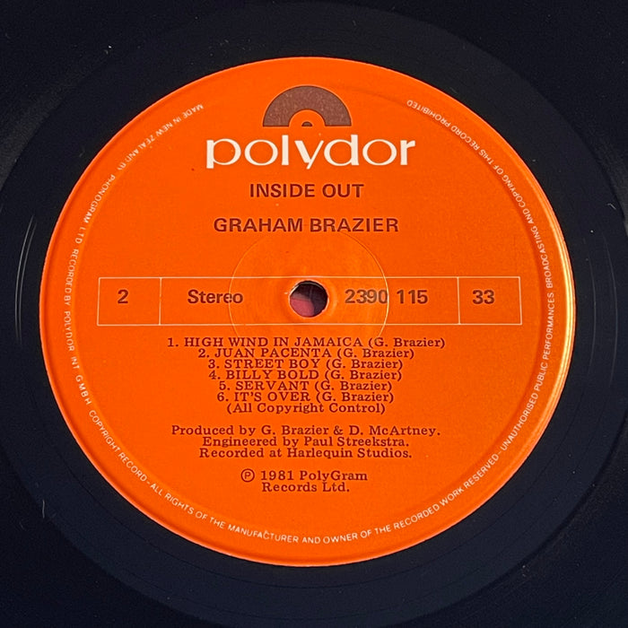 Graham Brazier - Inside Out (Vinyl LP)