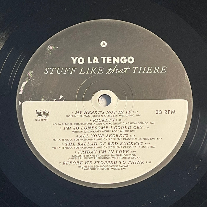 Yo La Tengo - Stuff Like That There (Vinyl LP)