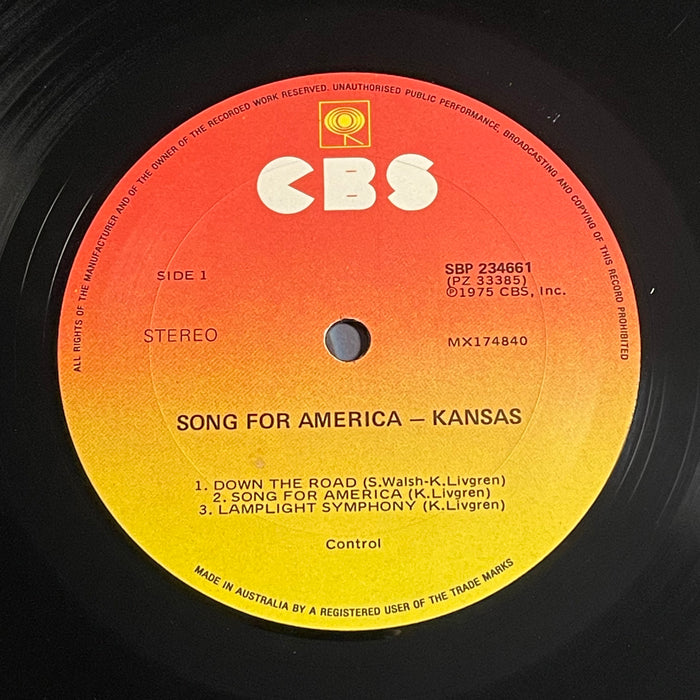 Kansas - Song For America (Vinyl LP)