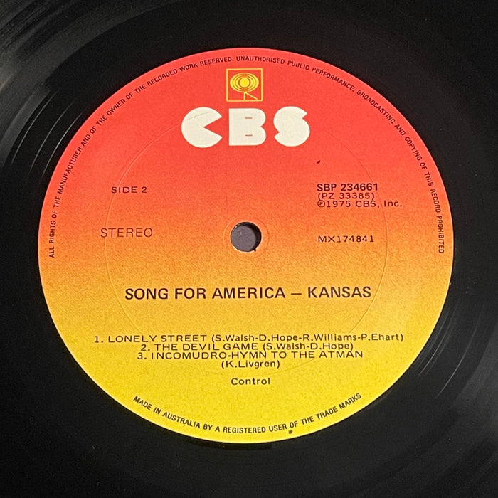 Kansas - Song For America (Vinyl LP)