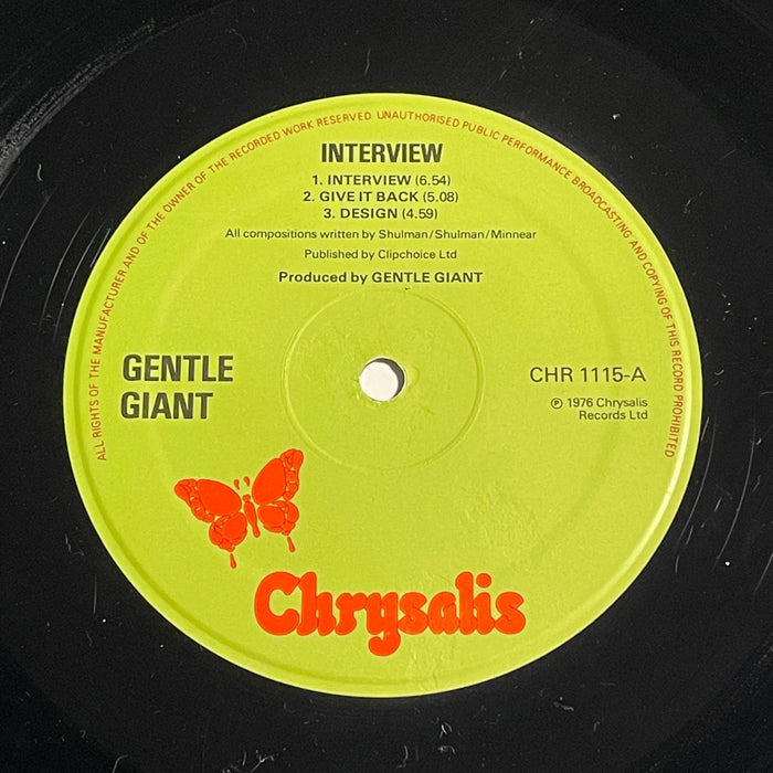 Gentle Giant - Interview (Vinyl LP)