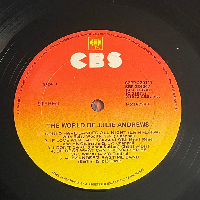 Julie Andrews - The World Of Julie Andrews (Vinyl 2LP)[Gatefold]