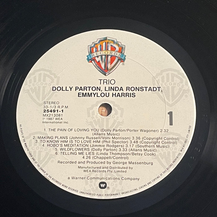 Dolly Parton, Linda Ronstadt, Emmylou Harris - Trio (Vinyl LP)