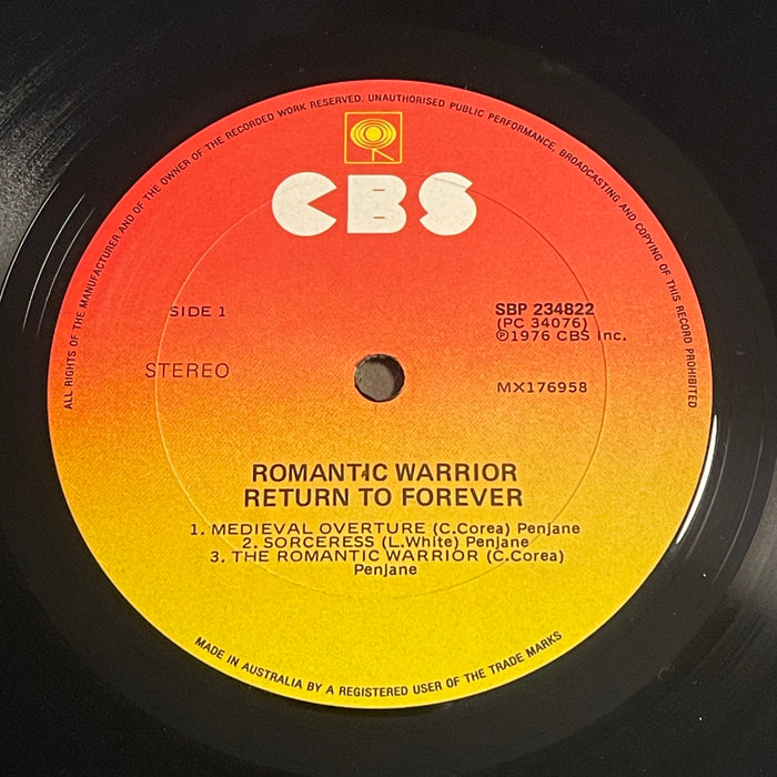 Return To Forever - Romantic Warrior (Vinyl LP)