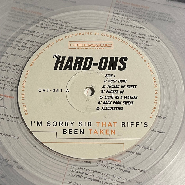 Hard-Ons - I'm Sorry Sir, That Riff's Been Taken (Vinyl LP)