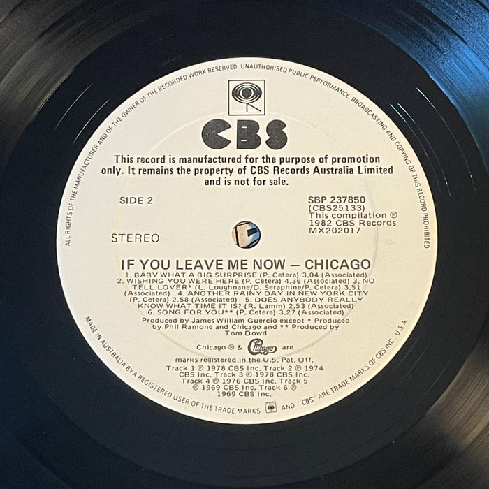 Chicago - If You Leave Me Now (Vinyl LP)