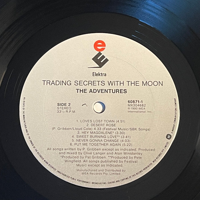 The Adventures - Trading Secrets With The Moon (Vinyl LP)