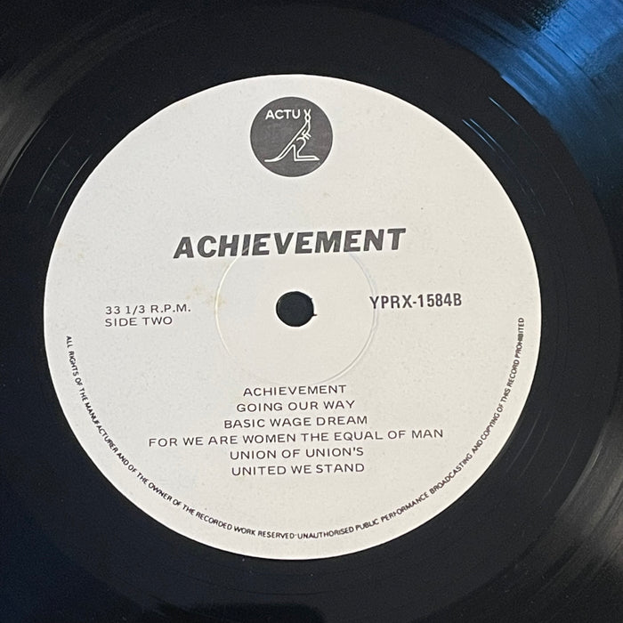 Various - ACTU Achievement (Vinyl LP)