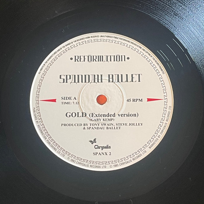 Spandau Ballet ‎- Gold (12" Single)