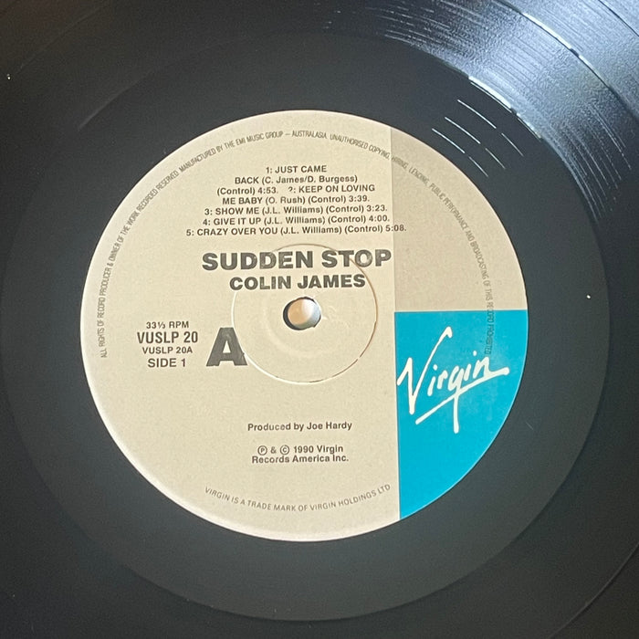 Colin James - Sudden Stop (Vinyl LP)