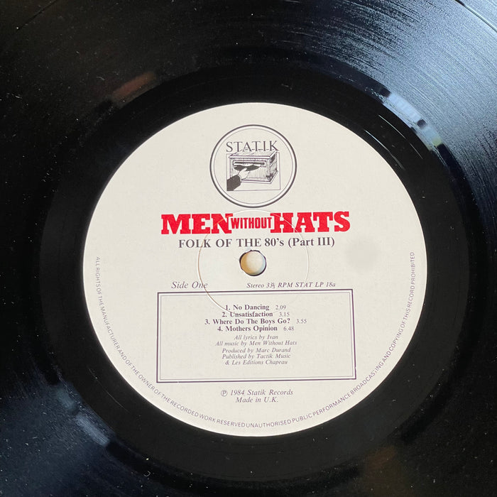 Men Without Hats - Folk Of The 80's (Part III) (Vinyl LP)