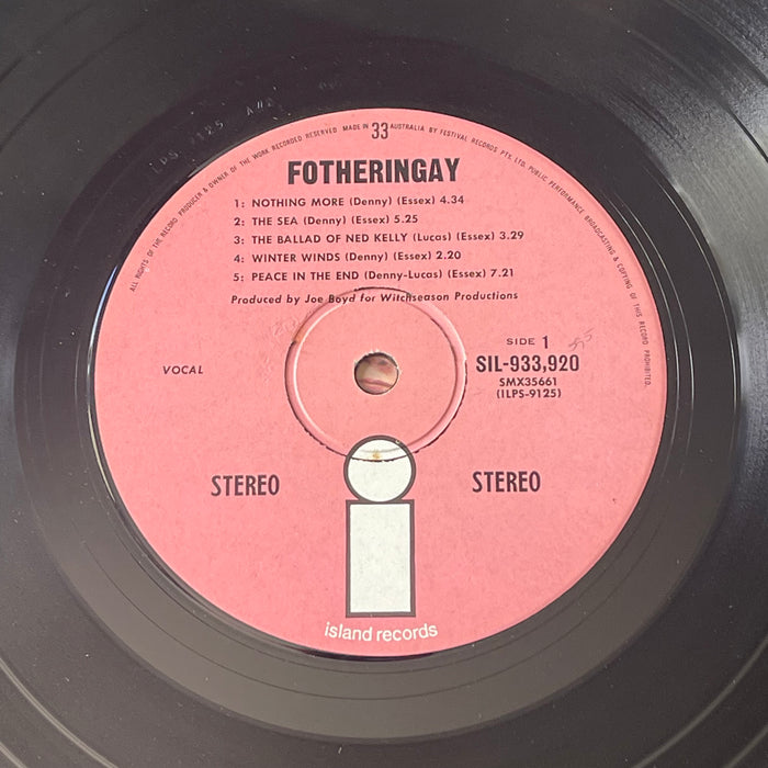 Fotheringay ‎- Fotheringay  (Vinyl LP)[Gatefold]