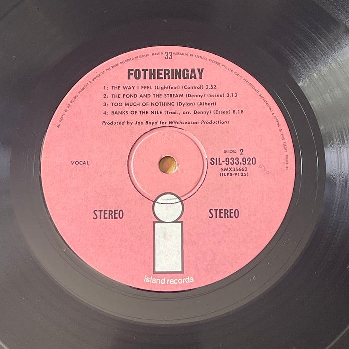 Fotheringay ‎- Fotheringay  (Vinyl LP)[Gatefold]