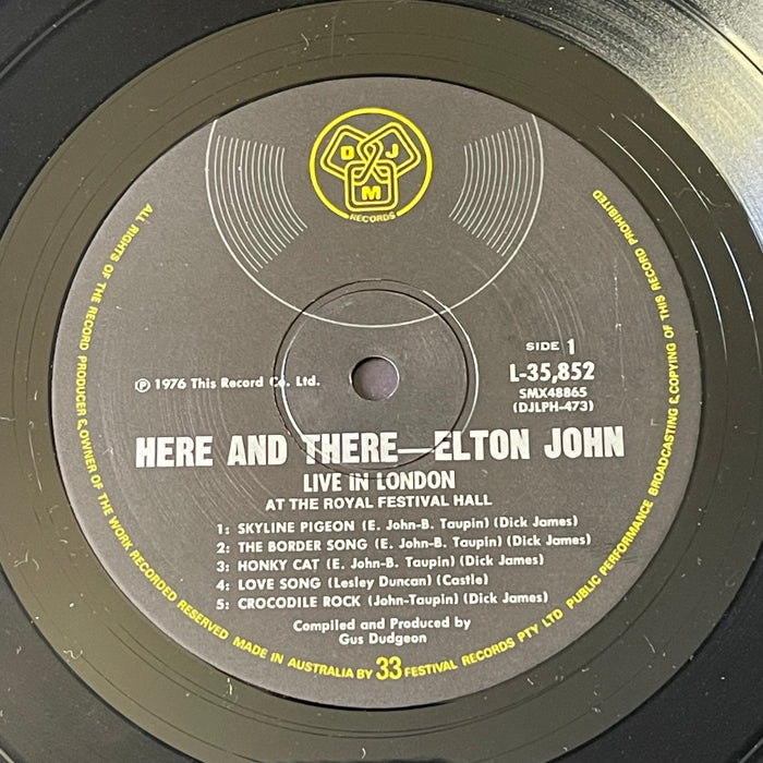 Elton John - Here And There (Vinyl LP)