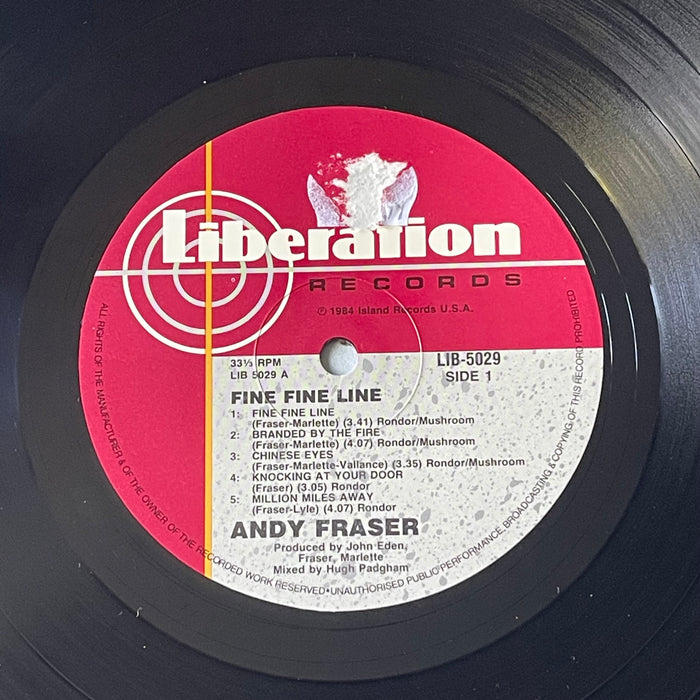 Andy Fraser - Fine Fine Line (Vinyl LP)