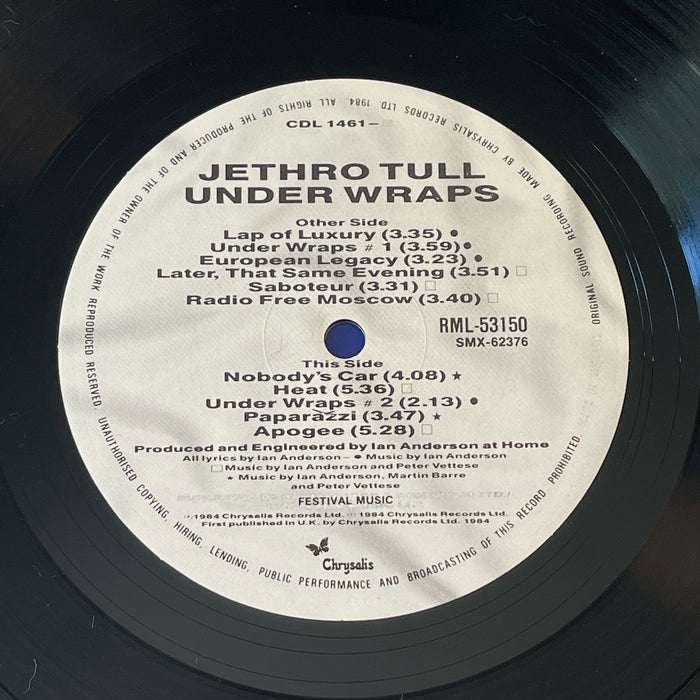 Jethro Tull - Under Wraps (Vinyl LP)