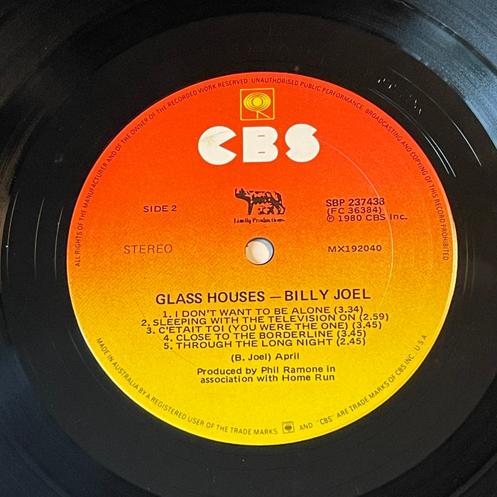 Billy Joel - Glass Houses (Vinyl LP)