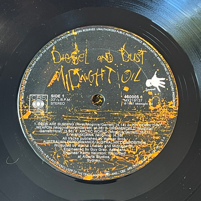 Midnight Oil - Diesel And Dust (Vinyl LP)[Gatefold]