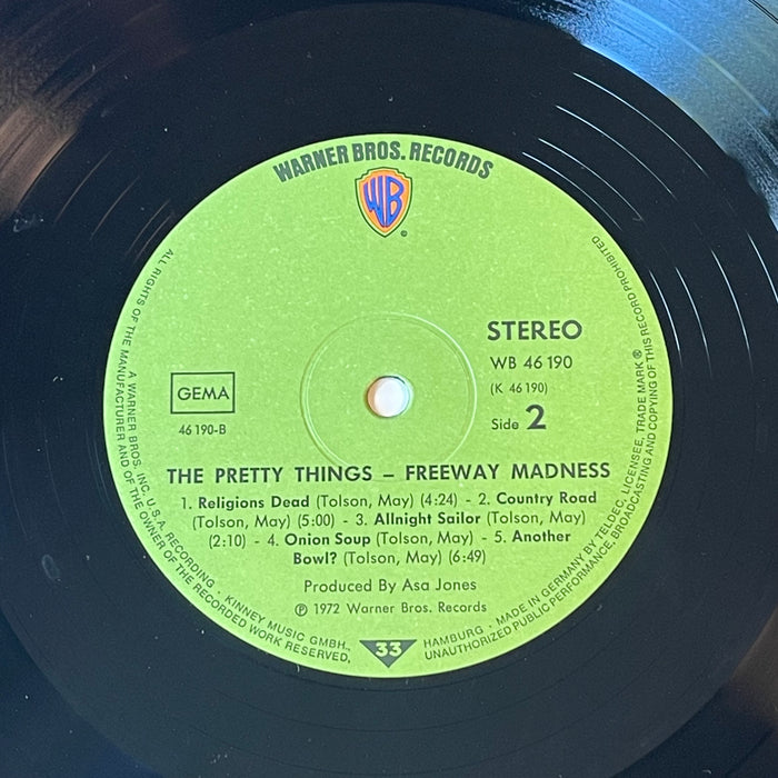 The Pretty Things - Freeway Madness (Vinyl LP)[Gatefold]