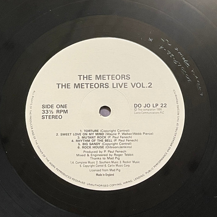 The Meteors - Live II (Vinyl LP)