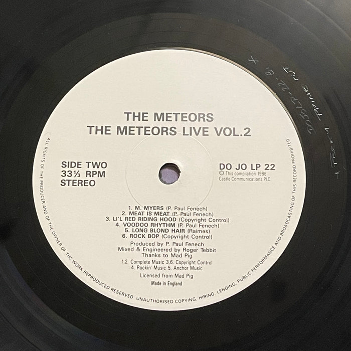 The Meteors - Live II (Vinyl LP)