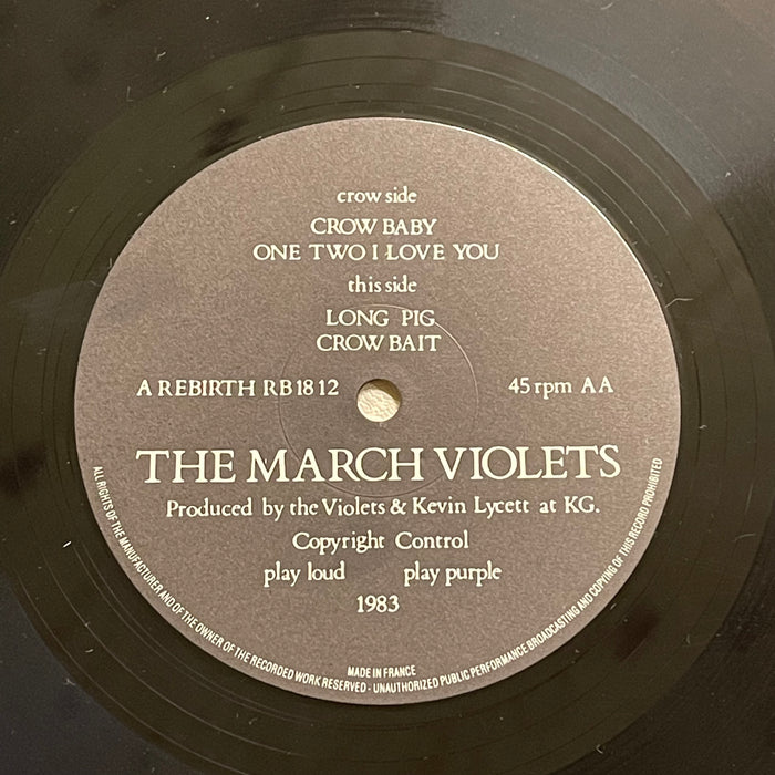 The March Violets - Crow Baby (12" Single)