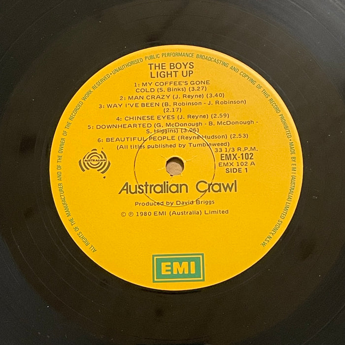 Australian Crawl - The Boys Light Up (Vinyl LP)