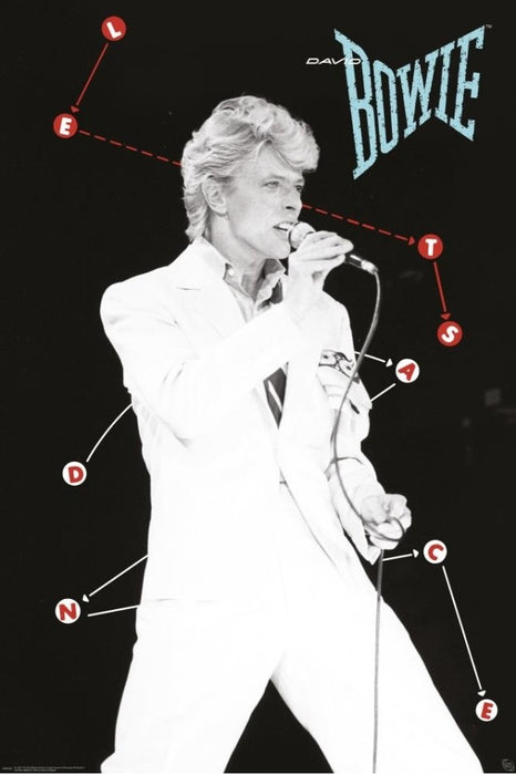 David Bowie - Let's Dance (Poster)